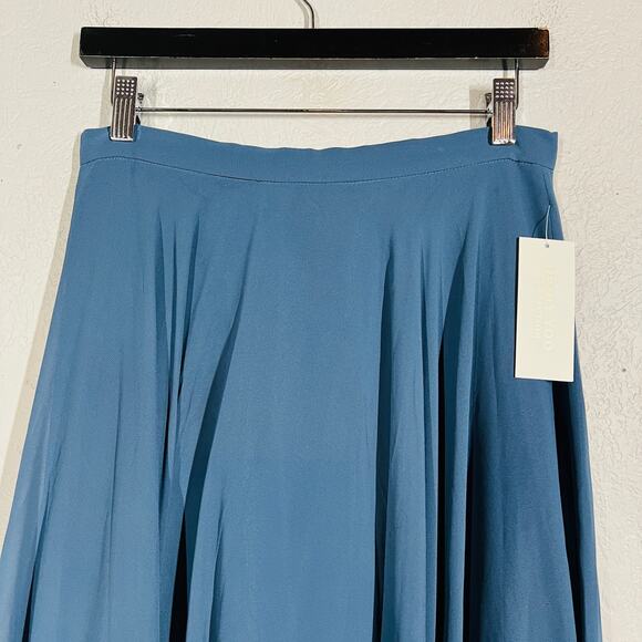NEW! Jenny Yoo Collection Hampton Skirt Evening Blue Luxe Chiffon Wedding - 6 - Picture 4 of 7